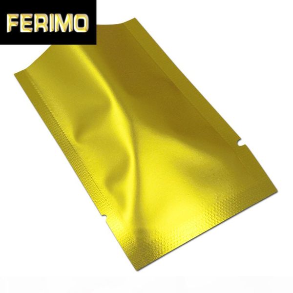 100pcs lot 12 sizes flat matte gold aluminum foil food storage package bag mylar heat seal powder snack retails packing pouch
100pcs lot 12 sizes flat matte gold aluminum foil food storage package bag mylar heat seal powder snack retails packing pouch