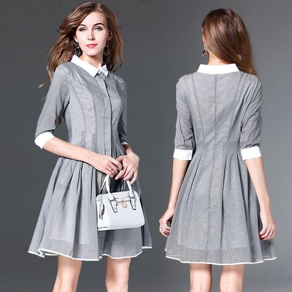 gnprq women's 2020 spring and summer new cropped sleeve aline waist slimming plaid sleeve 2020 spring and summer new cropped women', Black;gray
gnprq women's 2020 spring and summer new cropped sleeve aline waist slimming plaid sleeve 2020 spring and summer new cropped women', Black;gray