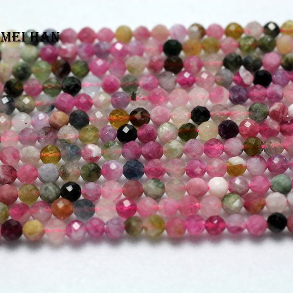 meihan natural (3 strands/set) colorful tourmaline 4mm faceted round handmade loose beads for jewelry making design stone diy 200930, Black
meihan natural (3 strands/set) colorful tourmaline 4mm faceted round handmade loose beads for jewelry making design stone diy 200930, Black