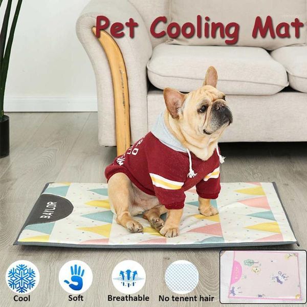 kennels & pens s/m/l size summer cooling mats blanket pet dog silk bed sofa sleeping pad for cats cushion accessories1
kennels & pens s/m/l size summer cooling mats blanket pet dog silk bed sofa sleeping pad for cats cushion accessories1