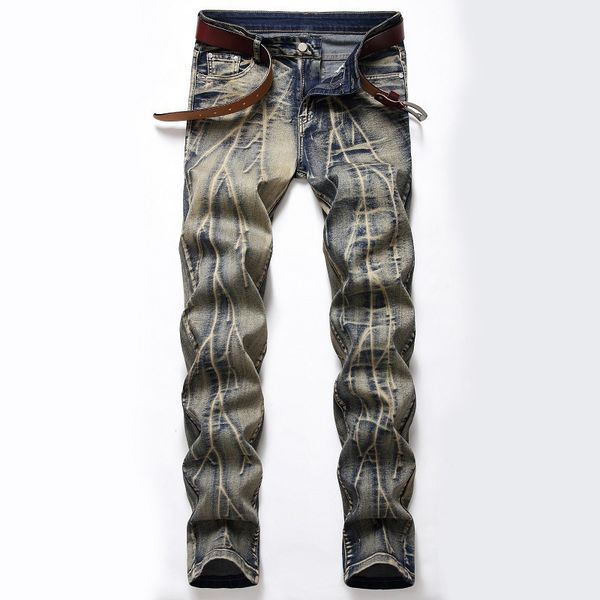 denim designer bike straight jeans for men's size 28-38 40 42 autumn spring hip hop punk rock streetwear trouers kg-26, Blue
denim designer bike straight jeans for men's size 28-38 40 42 autumn spring hip hop punk rock streetwear trouers kg-26, Blue