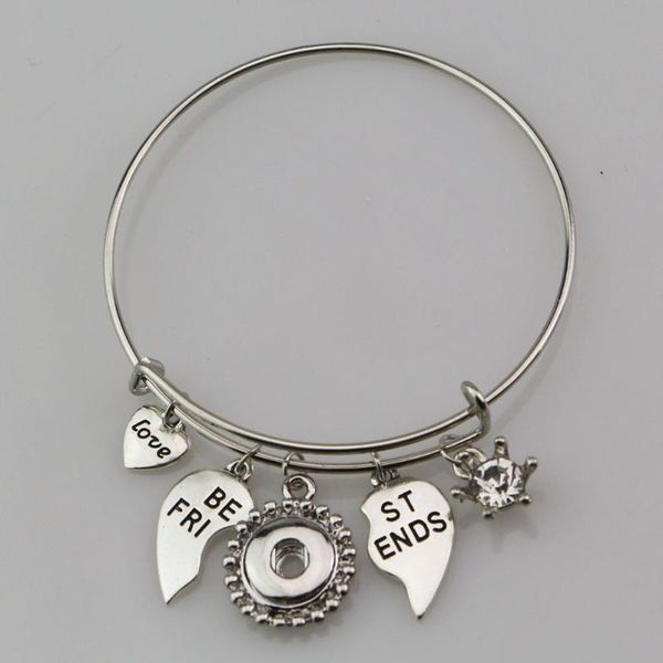 fashion friends love heart shaped pendants bangles with 12mm metal metal snap button charm bracelets jewelry accessories, Black
fashion friends love heart shaped pendants bangles with 12mm metal metal snap button charm bracelets jewelry accessories, Black