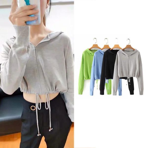 women's knits & tees drawstring women sweater spring autumn winter thick female casual jumper long sleeve hooded jacket short sweaters, White
women's knits & tees drawstring women sweater spring autumn winter thick female casual jumper long sleeve hooded jacket short sweaters, White