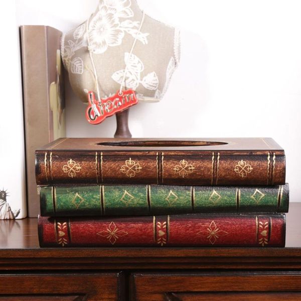 Creative Retro Style Book Tissue Box Luxurious Box Europe Retangle Napkin Paper Holder Ring Tissue Storage
Creative Retro Style Book Tissue Box Luxurious Box Europe Retangle Napkin Paper Holder Ring Tissue Storage