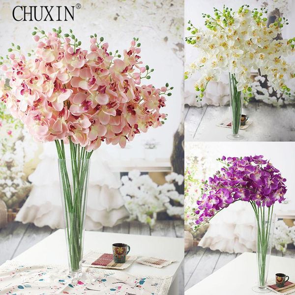 decorative flowers & wreaths 8 heads silk phalaenopsis simulation orchids artificial flower for wedding home decoration gift hi-q 6pcs/lot
decorative flowers & wreaths 8 heads silk phalaenopsis simulation orchids artificial flower for wedding home decoration gift hi-q 6pcs/lot