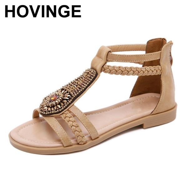 hovinge women flat retro boho bohemia sandals shoes woman casual peep toe ethnic crystal string bead weave sandals, Black
hovinge women flat retro boho bohemia sandals shoes woman casual peep toe ethnic crystal string bead weave sandals, Black