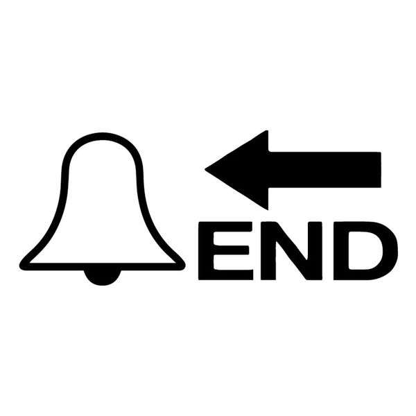 16x6.5cm bell end tail decoration decal funny vinyl car stickers accessories c25-0511
16x6.5cm bell end tail decoration decal funny vinyl car stickers accessories c25-0511