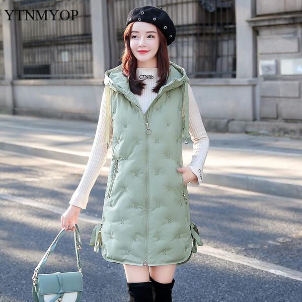 ytnmyop thick warm long waistcoat women fashion vests hooded fashion embroidery female sleeveless jacket coat plus size s-3xl, Black;white
ytnmyop thick warm long waistcoat women fashion vests hooded fashion embroidery female sleeveless jacket coat plus size s-3xl, Black;white