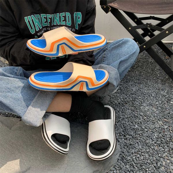 trample on shit feeling slippers leisure women's summer bathroom bath couple's thick bottom residence home men's sandals wear, Black
trample on shit feeling slippers leisure women's summer bathroom bath couple's thick bottom residence home men's sandals wear, Black