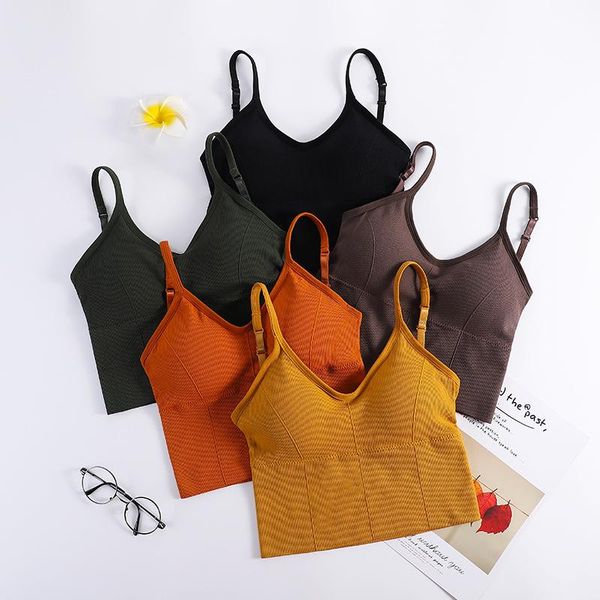 camisoles & tanks women crop tube female streetwear sleeveless camis seamless sports lingerie tee bra bandeau tank, Black;white
camisoles & tanks women crop tube female streetwear sleeveless camis seamless sports lingerie tee bra bandeau tank, Black;white