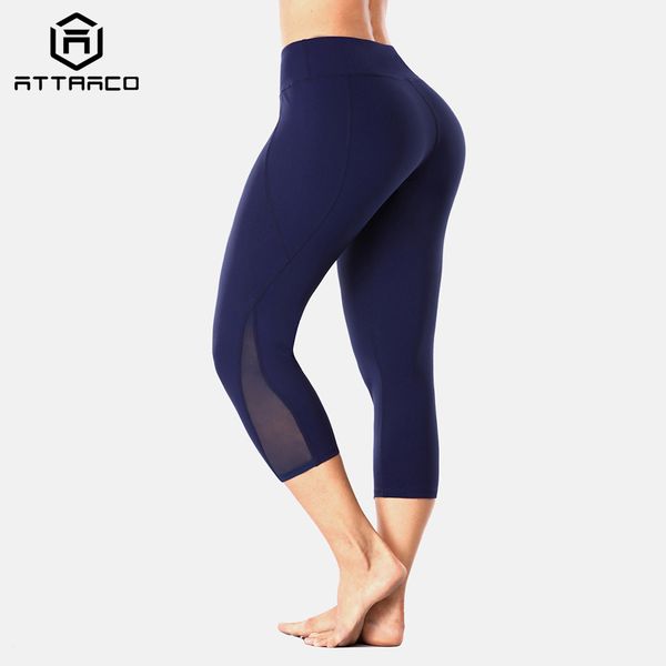 attraco women yoga pants women slim high waist sports pants lace mesh gym fitness elastic trousers running calf length, White;red
attraco women yoga pants women slim high waist sports pants lace mesh gym fitness elastic trousers running calf length, White;red