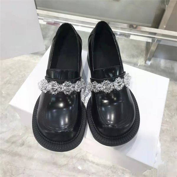 2022laoff shoes thick crystal buckle chain leather luxury shoes women designer ladies high-heeled single shoes design circ, Black
2022laoff shoes thick crystal buckle chain leather luxury shoes women designer ladies high-heeled single shoes design circ, Black