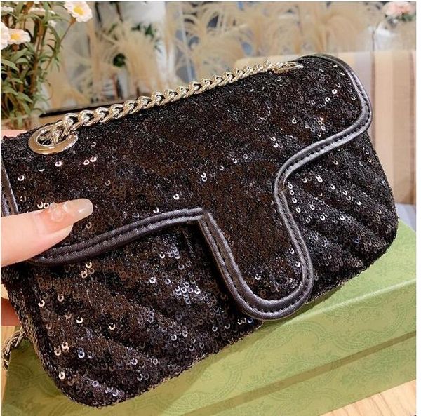 Women Luxurys Designers Bags 2020 Sequin Decoration Shoulder Bag Handbag Messenger Bag Bag 4 Colors Free Shipping
Women Luxurys Designers Bags 2020 Sequin Decoration Shoulder Bag Handbag Messenger Bag Bag 4 Colors Free Shipping