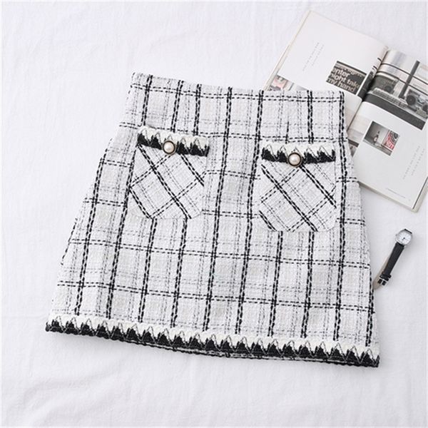 2021 new autumn and winter new fashion all-match small fragrance tweed high waist slimming double pocket design skirt women 9rnq, Black
2021 new autumn and winter new fashion all-match small fragrance tweed high waist slimming double pocket design skirt women 9rnq, Black