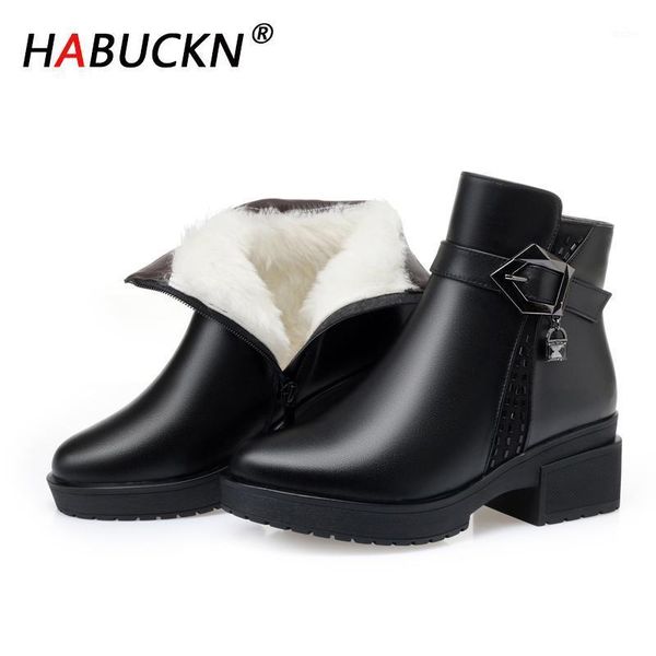 habuckn new fashion snow boots wool warm women all wool warm shoes plush ankle boots platform for woman winter, Black
habuckn new fashion snow boots wool warm women all wool warm shoes plush ankle boots platform for woman winter, Black
