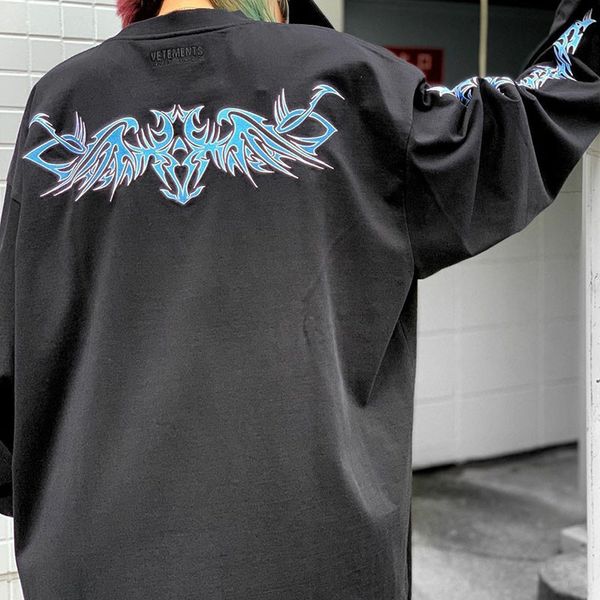 2021 new tribal t-shirt men women 1:1 vtm totem tee oversize vetements long sleeve t shirt ycgj, White;black
2021 new tribal t-shirt men women 1:1 vtm totem tee oversize vetements long sleeve t shirt ycgj, White;black
