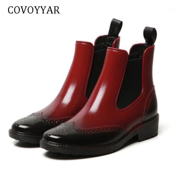 boots covoyyar 2021 women rain british autumn winter shoes woman short cut out platform waterproof rubber wbs40251, Black
boots covoyyar 2021 women rain british autumn winter shoes woman short cut out platform waterproof rubber wbs40251, Black