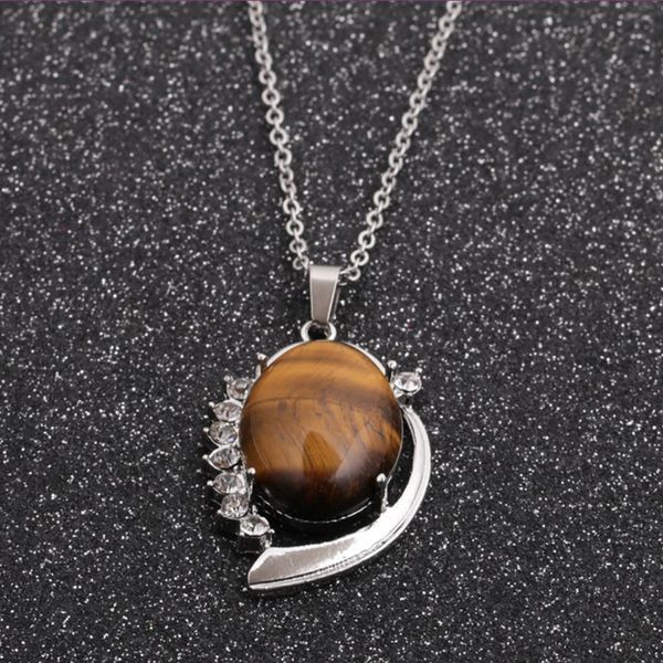 wholesale 10 pcs silver plated oval shape tiger eye stone pendant link chain necklace opalite opal fashion jewelry
wholesale 10 pcs silver plated oval shape tiger eye stone pendant link chain necklace opalite opal fashion jewelry