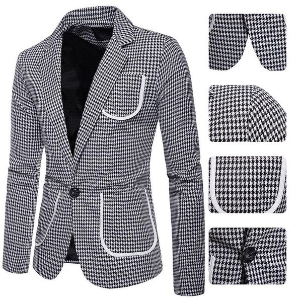 men's suits & blazers handsome groomsmen notch lapel groom tuxedos mens wedding dress man jacket blazer prom dinner (jacket+pants+tie), White;black
men's suits & blazers handsome groomsmen notch lapel groom tuxedos mens wedding dress man jacket blazer prom dinner (jacket+pants+tie), White;black