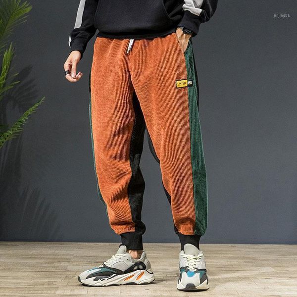 spring corduroy pants loose spring /autumn cargo pants color blocking patchwork hip hop sports trousers male streetwear joggers1, Black
spring corduroy pants loose spring /autumn cargo pants color blocking patchwork hip hop sports trousers male streetwear joggers1, Black