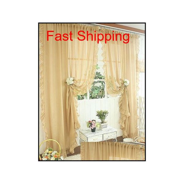 1pair of sheer curtain 2pcs beautiful ruffles white pink yellow colors window curtains,table hoo jllxwz eatout
1pair of sheer curtain 2pcs beautiful ruffles white pink yellow colors window curtains,table hoo jllxwz eatout