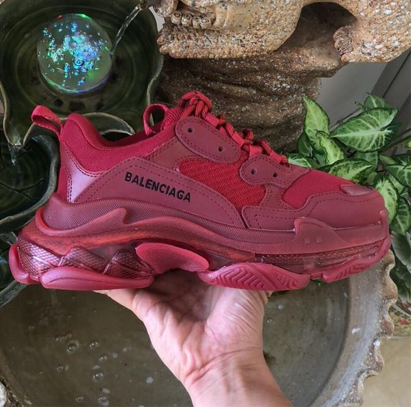 17fw paris 2019 bà léncÃagá triple s 3.0 air sole luxury designer brand crystal bottom shoes black pink retro casual sport shoes
17fw paris 2019 bà léncÃagá triple s 3.0 air sole luxury designer brand crystal bottom shoes black pink retro casual sport shoes