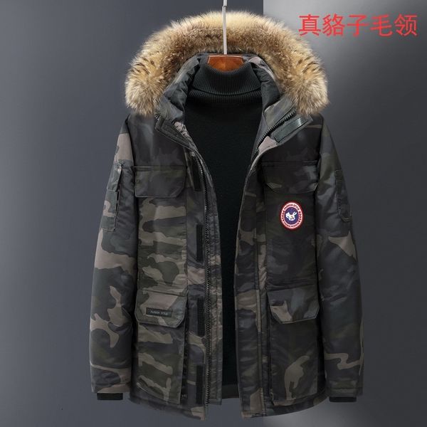 winter medium length real raccoon dog fur collar hat camouflage young men's down jacket thickenedblack friday
winter medium length real raccoon dog fur collar hat camouflage young men's down jacket thickenedblack friday