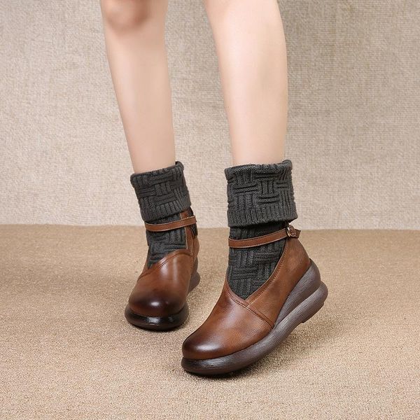 autumn winter casual ladies riding boots new wool line plus velvet high to help thick genuine leather comfortable snow boots, Black
autumn winter casual ladies riding boots new wool line plus velvet high to help thick genuine leather comfortable snow boots, Black