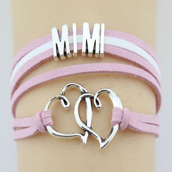 mimi double heart charm bracelet suede leather for women jewelry leather bracelets & bangles gift for mimi dropshipping, Golden;silver
mimi double heart charm bracelet suede leather for women jewelry leather bracelets & bangles gift for mimi dropshipping, Golden;silver