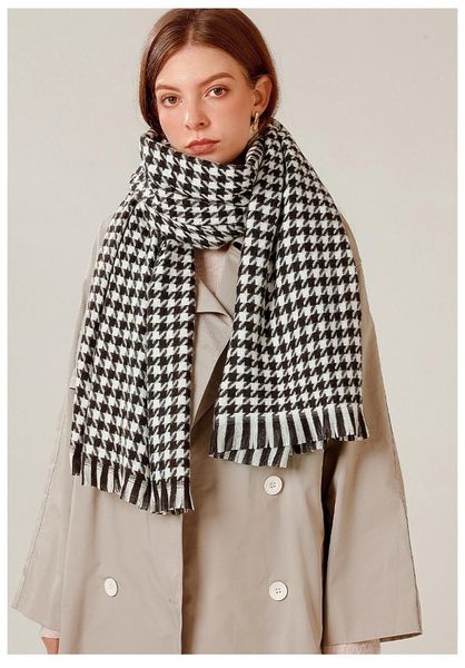 scarves 2021 houndstooth cashmere warm thick long women shawls and brand black white plaid blanket scarf for, Blue;gray
scarves 2021 houndstooth cashmere warm thick long women shawls and brand black white plaid blanket scarf for, Blue;gray