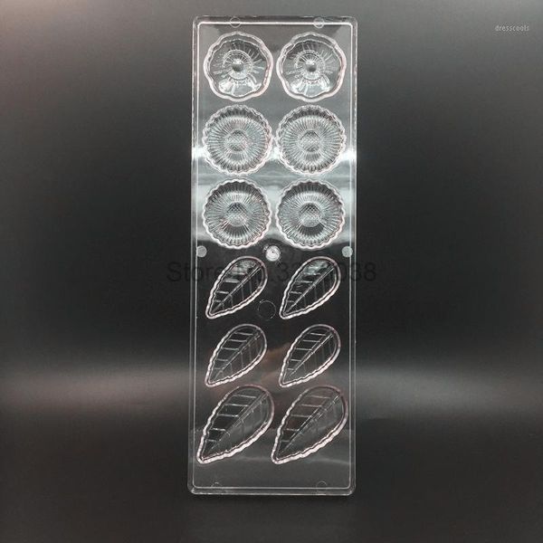 3d polycarbonate chocolate mould flowers & leaves shaped tray candy molds form for baking pastry making tools bakeware1
3d polycarbonate chocolate mould flowers & leaves shaped tray candy molds form for baking pastry making tools bakeware1