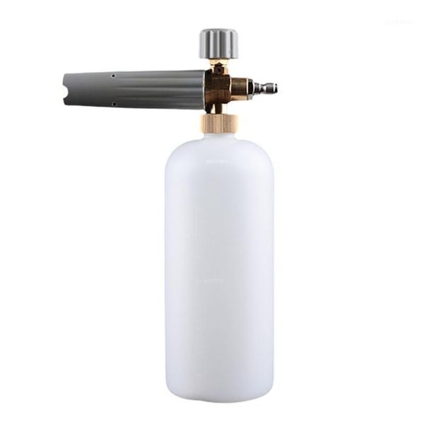 1pc high pressure washer gun bottle multifunctional washing foamaster gun water soap snow foam lance cannon foam blaster(grey)1
1pc high pressure washer gun bottle multifunctional washing foamaster gun water soap snow foam lance cannon foam blaster(grey)1