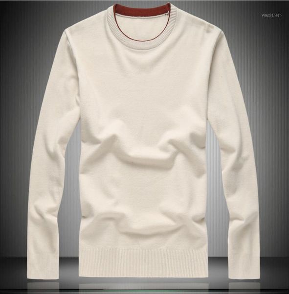 men's sweater o-neck solid color casual pullover 2020 new autumn winter men's loose knitted pullovers 5xl 6xl 7xl 8xl 98811, White;black
men's sweater o-neck solid color casual pullover 2020 new autumn winter men's loose knitted pullovers 5xl 6xl 7xl 8xl 98811, White;black