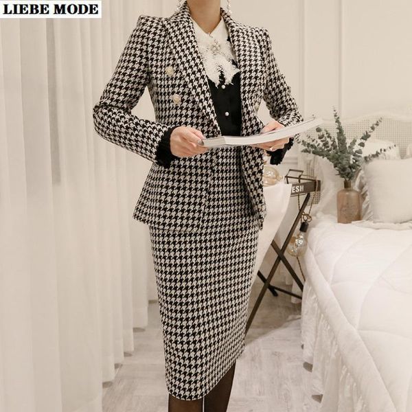 plaid suit woman formal 2 piece set women suit double breasted blazer and knee length skirt womens suits blazer with skirt, White
plaid suit woman formal 2 piece set women suit double breasted blazer and knee length skirt womens suits blazer with skirt, White