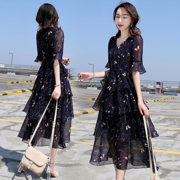 2019 summer new purple butterfly flower chiffon dress dress skirt cake skirtslim and slimhigh waist and big cake skirt moiez, Black;gray
2019 summer new purple butterfly flower chiffon dress dress skirt cake skirtslim and slimhigh waist and big cake skirt moiez, Black;gray
