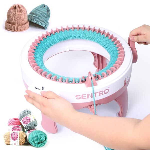 48 needles knitting machine hat scarf sweater sewing-tools diy creative hand-loom woolen knitting machine, Black
48 needles knitting machine hat scarf sweater sewing-tools diy creative hand-loom woolen knitting machine, Black