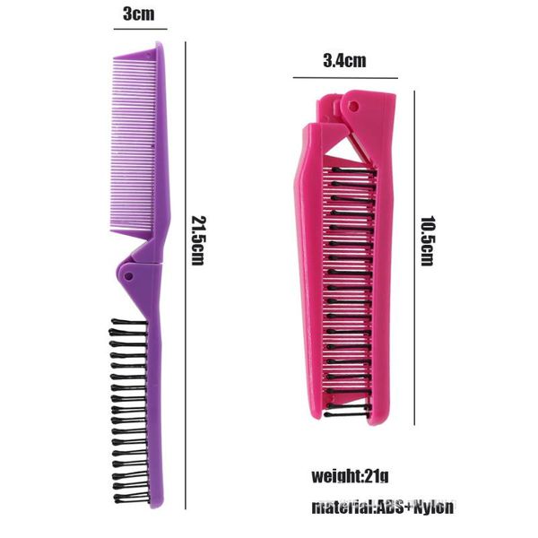 men women multifunctional portable folding plastic massage comb hair brush pocket home travel combs tool q sqcmzz, Silver
men women multifunctional portable folding plastic massage comb hair brush pocket home travel combs tool q sqcmzz, Silver