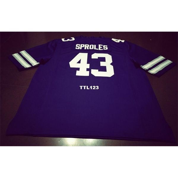 men purple white #43 darren sproles kansas state wildcats alumni college jersey s-4xlor custom any name or number jersey, Black
men purple white #43 darren sproles kansas state wildcats alumni college jersey s-4xlor custom any name or number jersey, Black