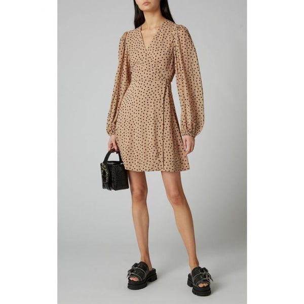 wome dot print mini dress 2020 early autumn v-neck long sleeve slim waist wrap short dresses femme robes, Black;gray
wome dot print mini dress 2020 early autumn v-neck long sleeve slim waist wrap short dresses femme robes, Black;gray