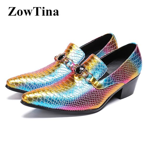 pointed toe men formal dress shoes fluorescence gradient oxford shoes man metal chains with crystal creepers stilettos sapatos, Black
pointed toe men formal dress shoes fluorescence gradient oxford shoes man metal chains with crystal creepers stilettos sapatos, Black