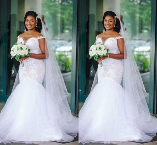 elegant south african country wedding dresses mermaid off the shoulder with straps lace applique tulle wedding bridal gowns plus size, White
elegant south african country wedding dresses mermaid off the shoulder with straps lace applique tulle wedding bridal gowns plus size, White