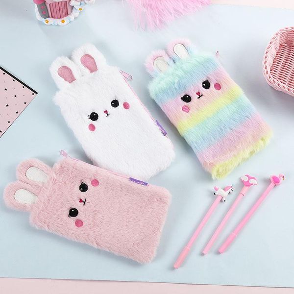 9 pcs/lot cartoon large capacity plush pencil case stationery storage organizer bag school office supply escolar
9 pcs/lot cartoon large capacity plush pencil case stationery storage organizer bag school office supply escolar