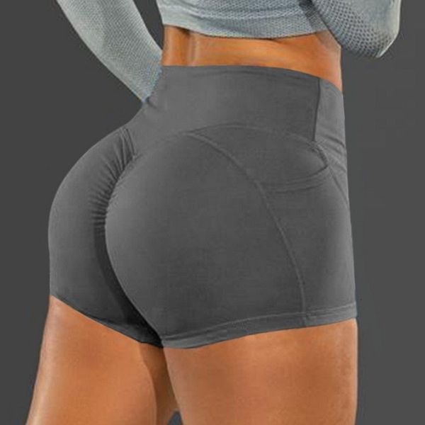 sport shorts women high waist elasticated seamless fitness leggings push up training gym tights pocket yoga short, White;black 
sport shorts women high waist elasticated seamless fitness leggings push up training gym tights pocket yoga short, White;black