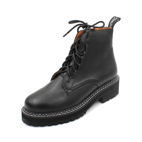 2021 new style for autumn and winter women's boots british style retro lace-up killer booties ins handsome motorcycle1, Black
2021 new style for autumn and winter women's boots british style retro lace-up killer booties ins handsome motorcycle1, Black