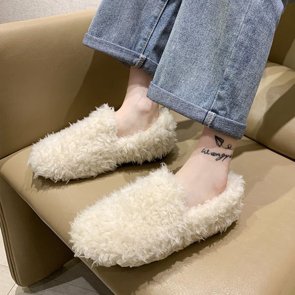women casual shoes comfortable warm lovely home flat 2020 new winter fur shoes fashion designer slip-on white home woman shoes, Black
women casual shoes comfortable warm lovely home flat 2020 new winter fur shoes fashion designer slip-on white home woman shoes, Black