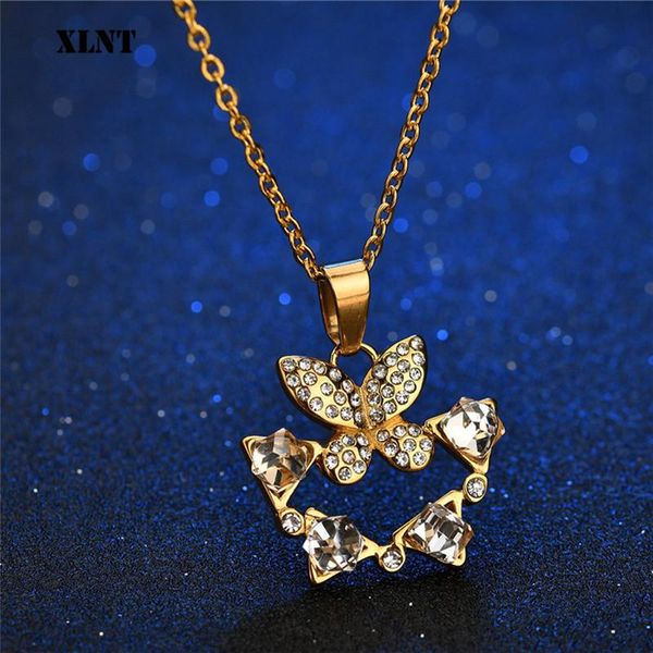 xlnt butterfly necklace butterfly jewelry autumn accessories popular crystal pendant long necklace chain women, Silver
xlnt butterfly necklace butterfly jewelry autumn accessories popular crystal pendant long necklace chain women, Silver