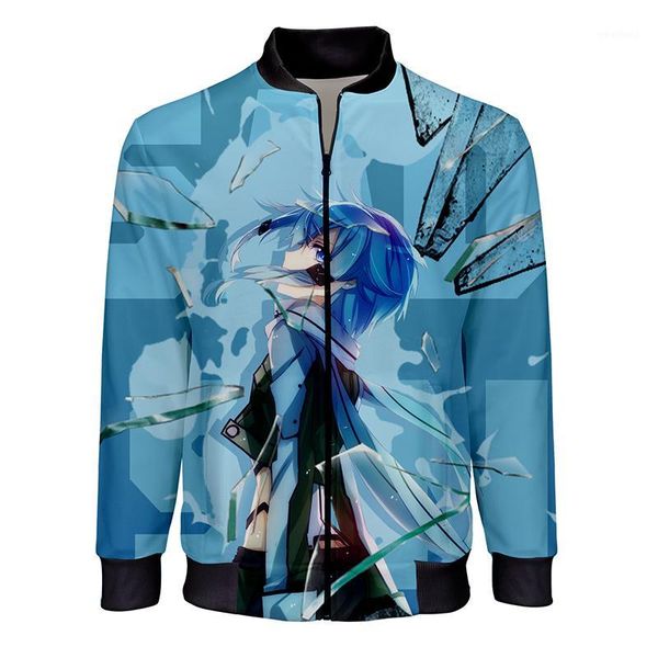 sword art online fashion jackets men/women anime style casual stand collar zipper bomber jacket fashion streetwear unsiex coat1, Black;brown
sword art online fashion jackets men/women anime style casual stand collar zipper bomber jacket fashion streetwear unsiex coat1, Black;brown