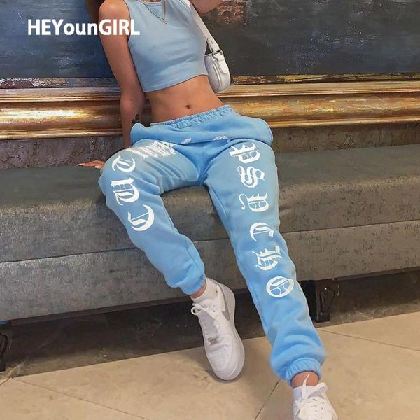 heyoungirl letter printed baggy casual loose joggers sweatpants women blue elastic high waist pants ladies summer trousers 2021, Black;white
heyoungirl letter printed baggy casual loose joggers sweatpants women blue elastic high waist pants ladies summer trousers 2021, Black;white