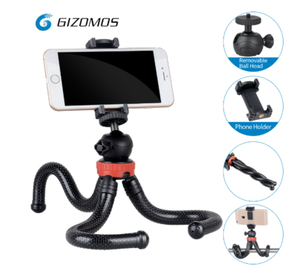 tripods gizomos gp-03st ocs tripod portable mini phone stand deskfor smartphone slr camera with ball head/phone hold
tripods gizomos gp-03st ocs tripod portable mini phone stand deskfor smartphone slr camera with ball head/phone hold