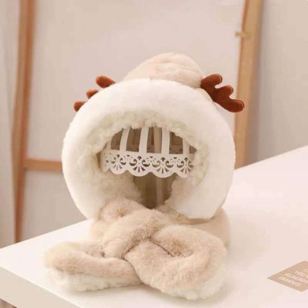 thick antler cute ear cap baby winter children's hat men's and women's scarf plush, Red;brown
thick antler cute ear cap baby winter children's hat men's and women's scarf plush, Red;brown